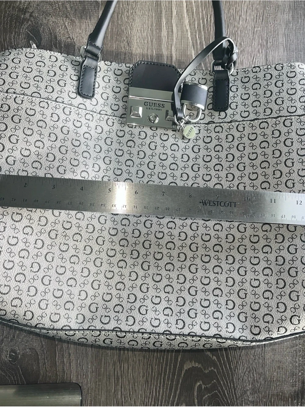 Guess structured satchel